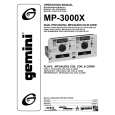 GEMINI MP-3000X Owners Manual