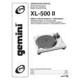 GEMINI XL-500II Owners Manual