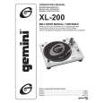 GEMINI XL-200 Owners Manual