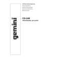 GEMINI CD-240 Owners Manual